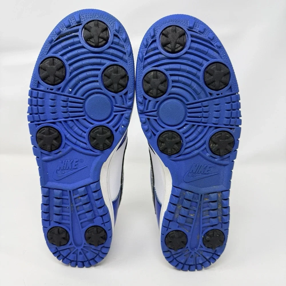 Nike Dunk Low Boy's Kid Soar Soft Spike Golf Cleat Shoes Size 7Y Blue 484715-101